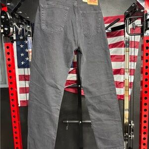 Levi's Men's Charcoal Straight-Leg Jeans